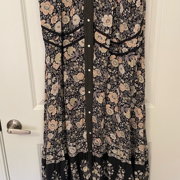 NWT Vici for Davi & Dani Floral Sleeveless Long Vest Duster Maxi Dress - Picture 10 of 13